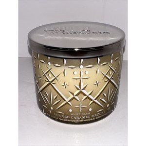 1 Bath & Body Works/ White Barn Smoked Caramel Mezcal 3-Wick Candle 14.5oz NEW